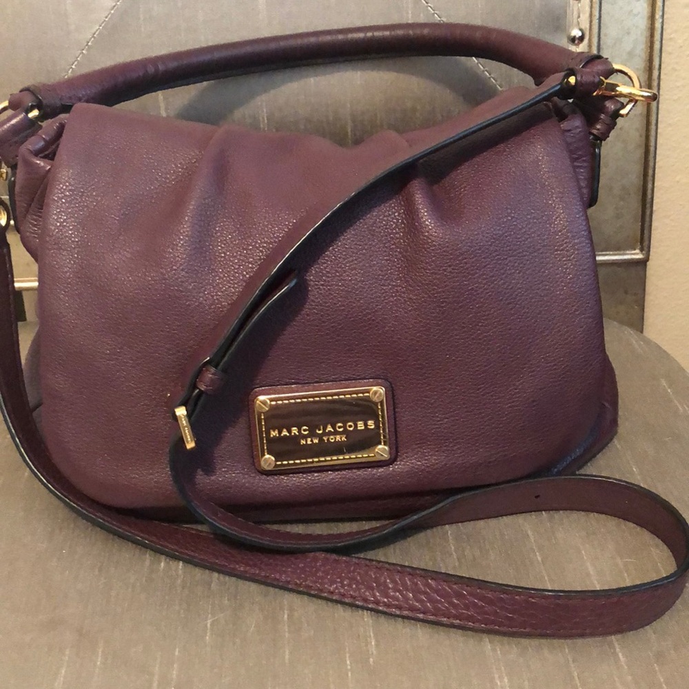 Marc Jacobs New York Satchel with Gold Hardware